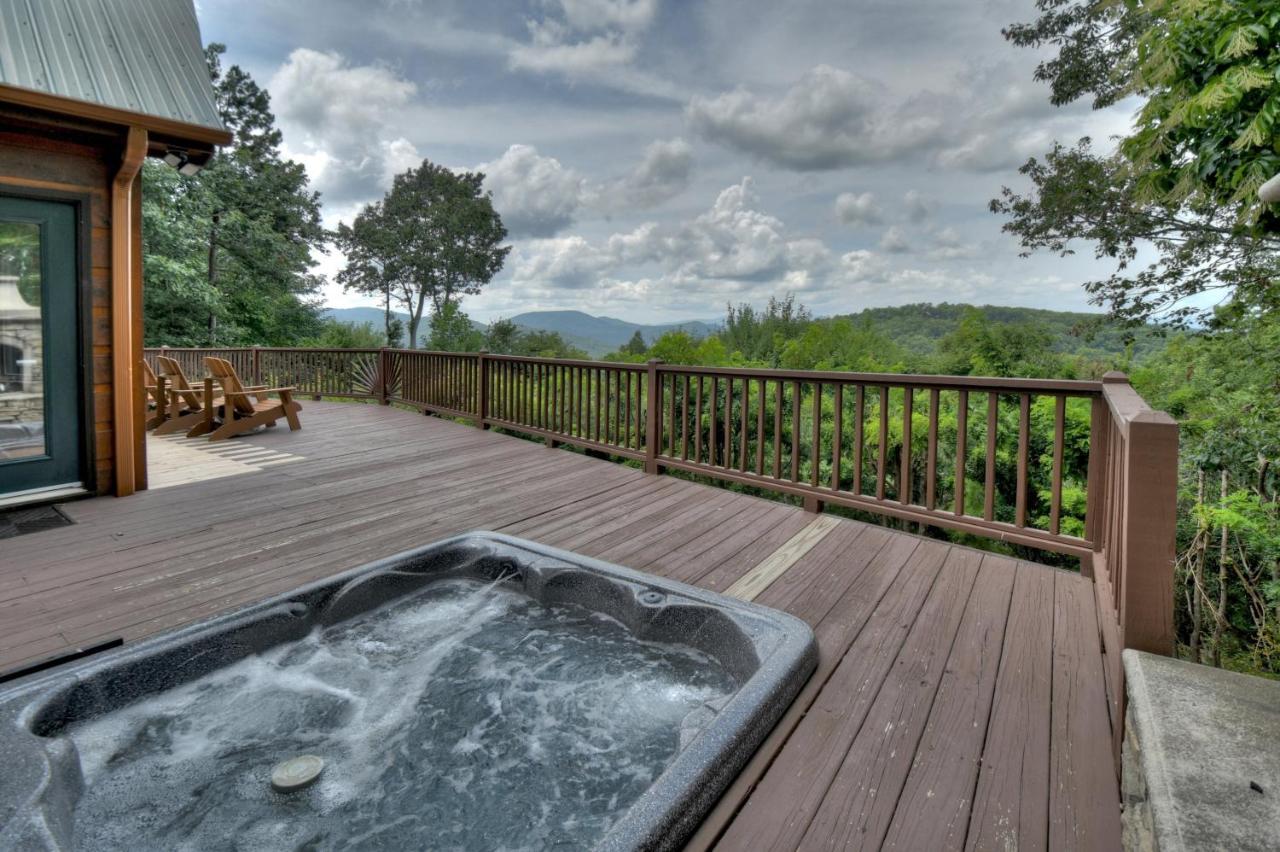 Champagne Chalet - Cuddleup Villa Morganton Eksteriør bilde