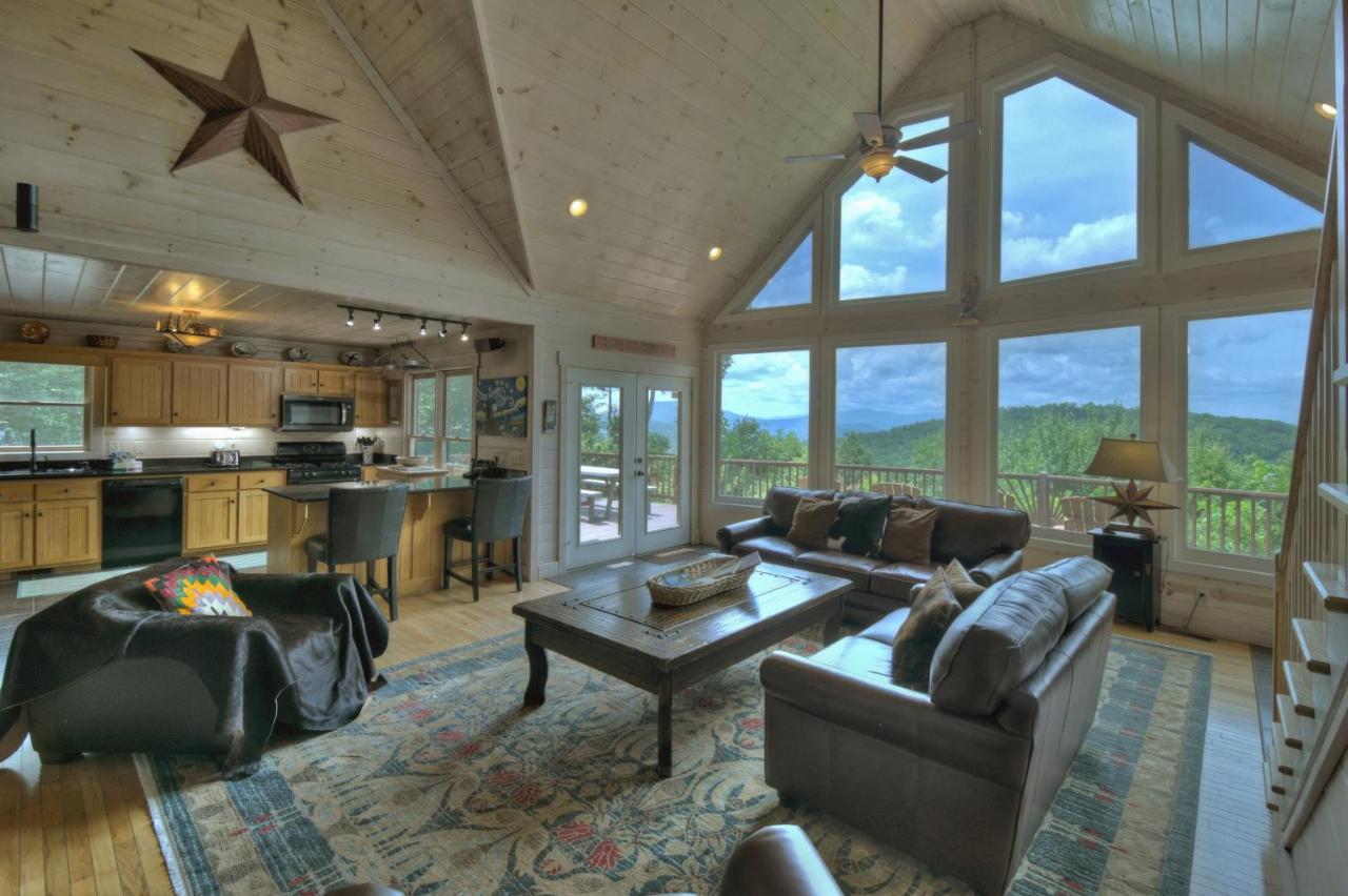 Champagne Chalet - Cuddleup Villa Morganton Eksteriør bilde