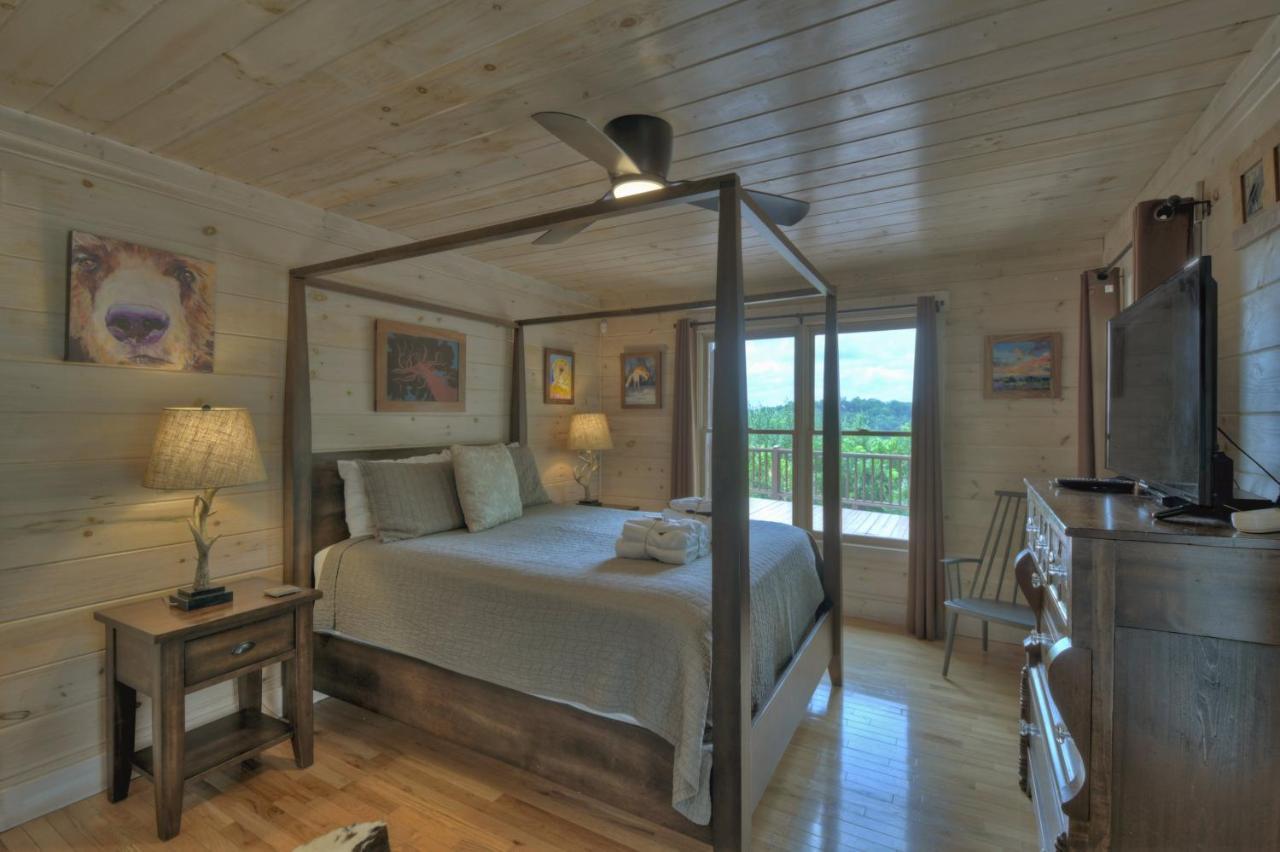 Champagne Chalet - Cuddleup Villa Morganton Eksteriør bilde