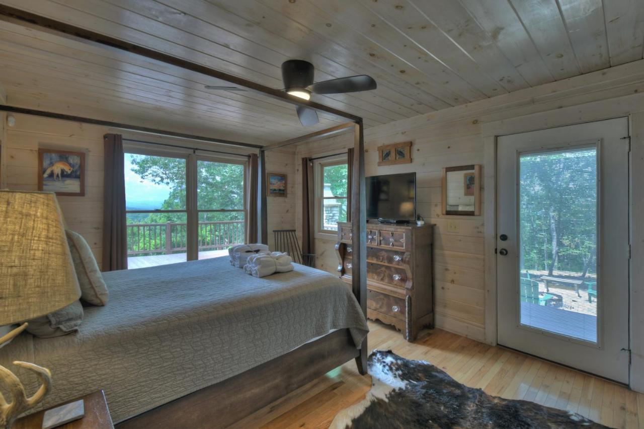Champagne Chalet - Cuddleup Villa Morganton Eksteriør bilde